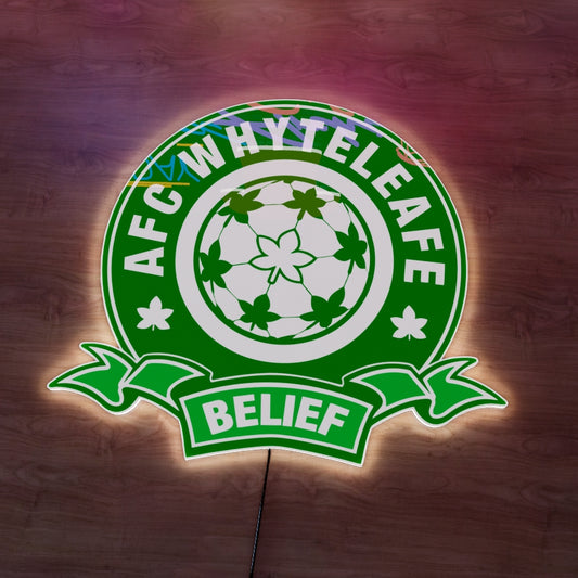 AFC Whyteleafe Logo LED Wall light