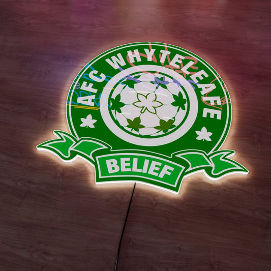 AFC Whyteleafe Logo LED Wall light