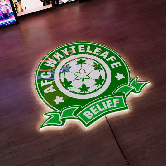 AFC Whyteleafe Logo LED Wall light