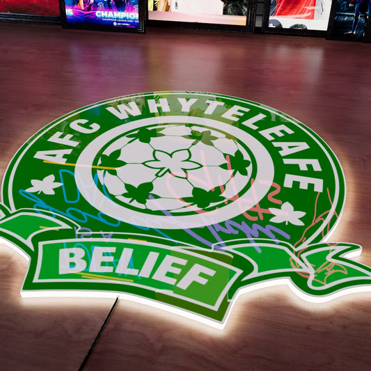 AFC Whyteleafe Logo LED Wall light