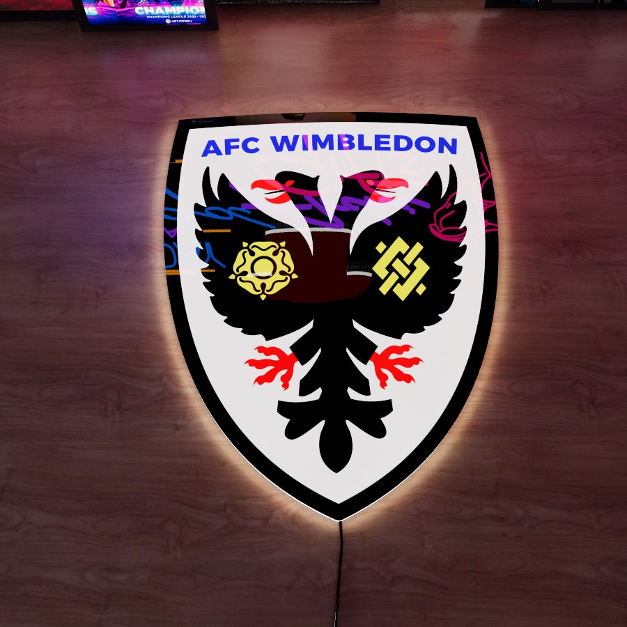 AFC Wimbledon Logo LED Wall light