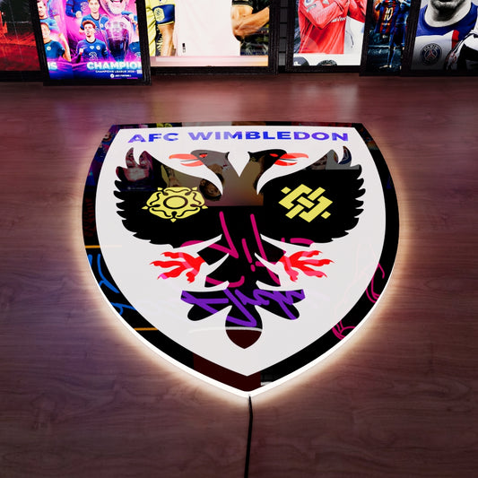 AFCウィンブルドンロゴLEDウォールライト