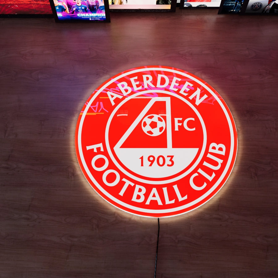 Aberdeen FC LED Wall light