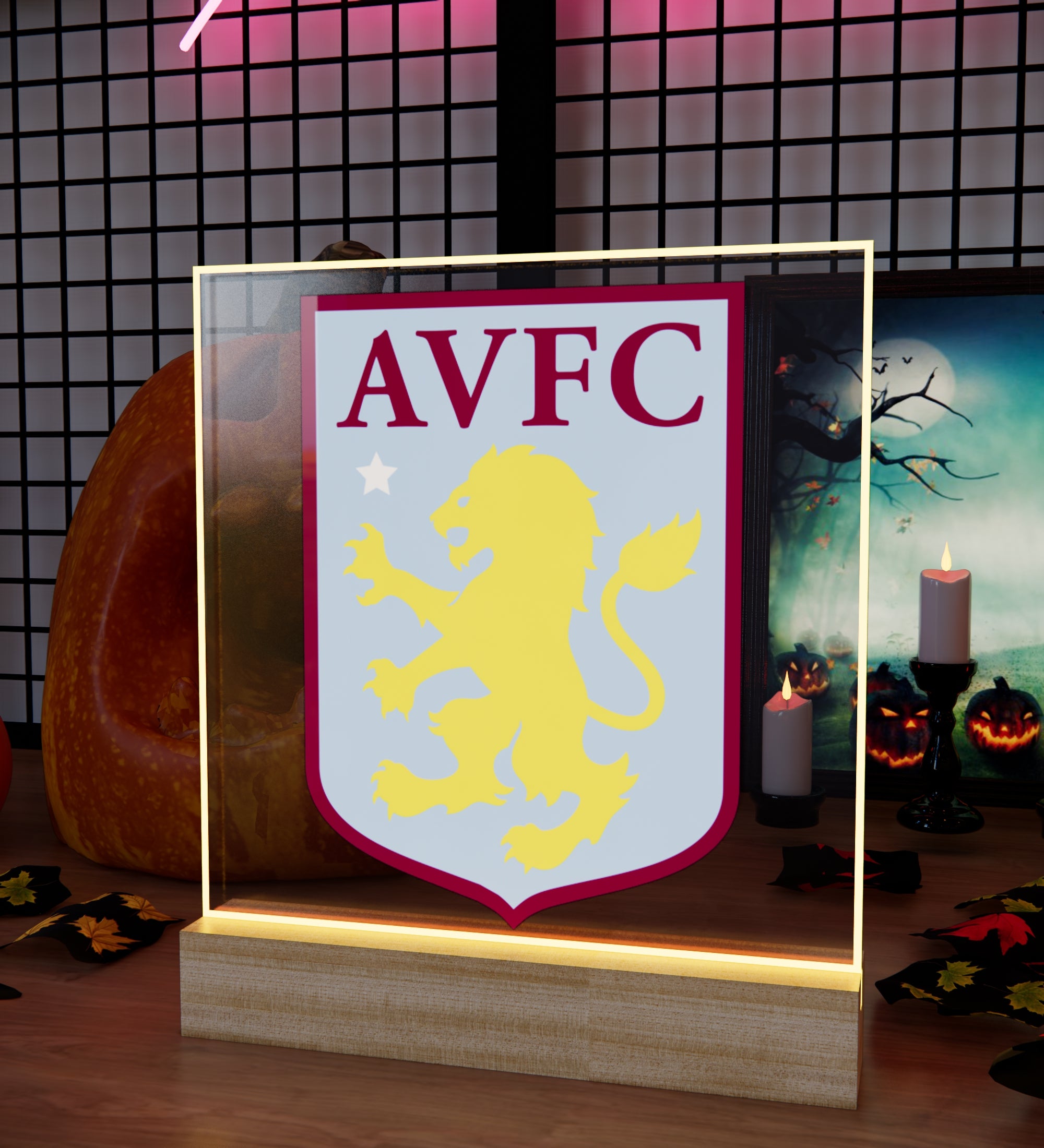 AVFC Night Light Style 1