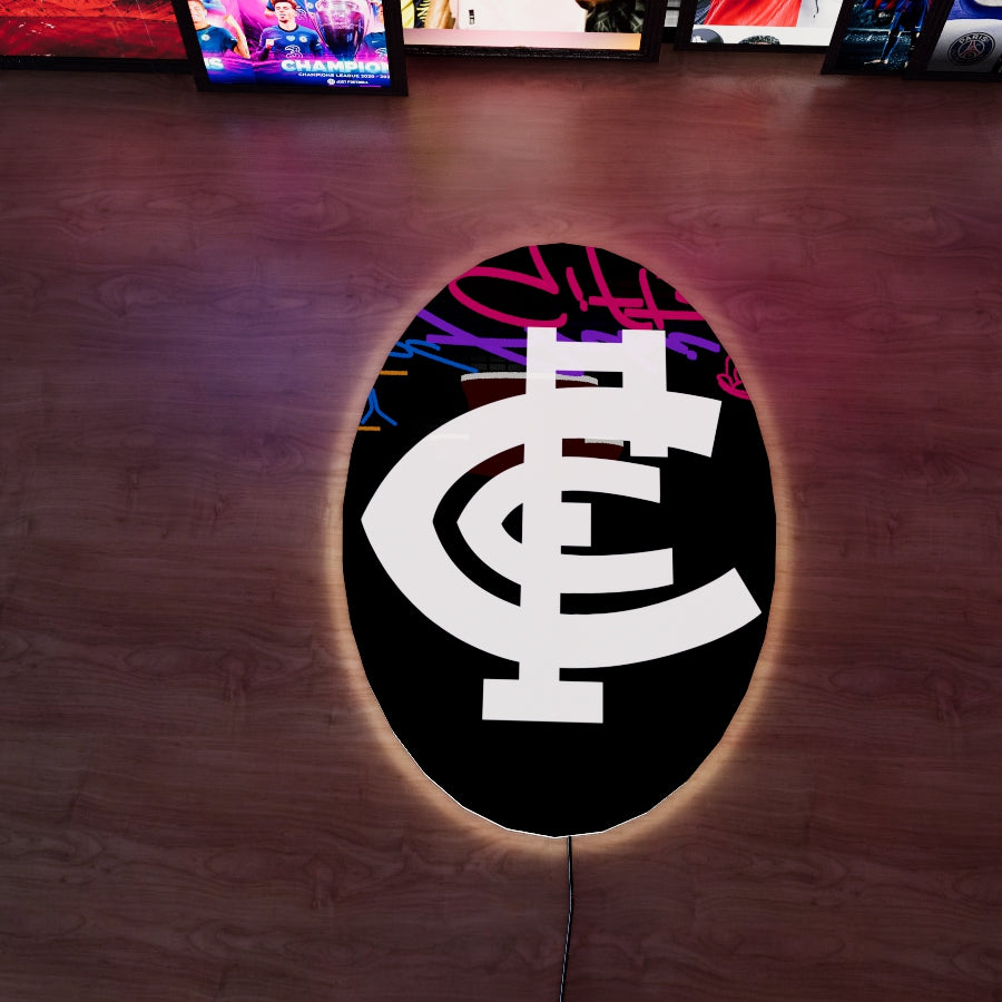 Carlton Logo LED Wall light