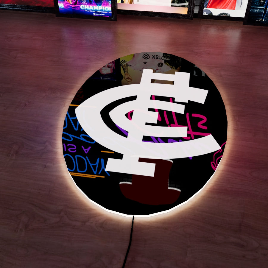 Carlton Logo LED Wall light