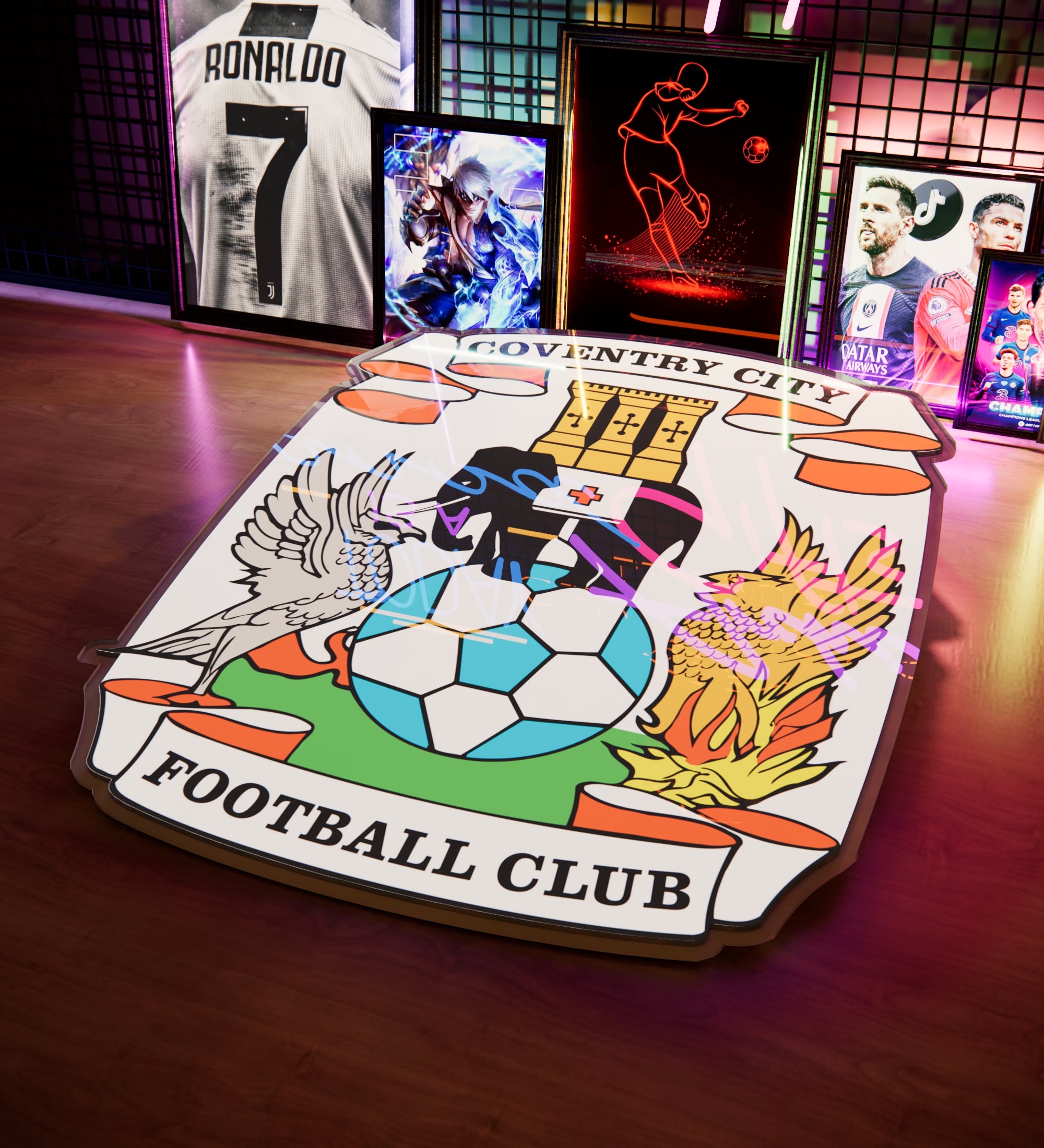 COV FC Badge LED
