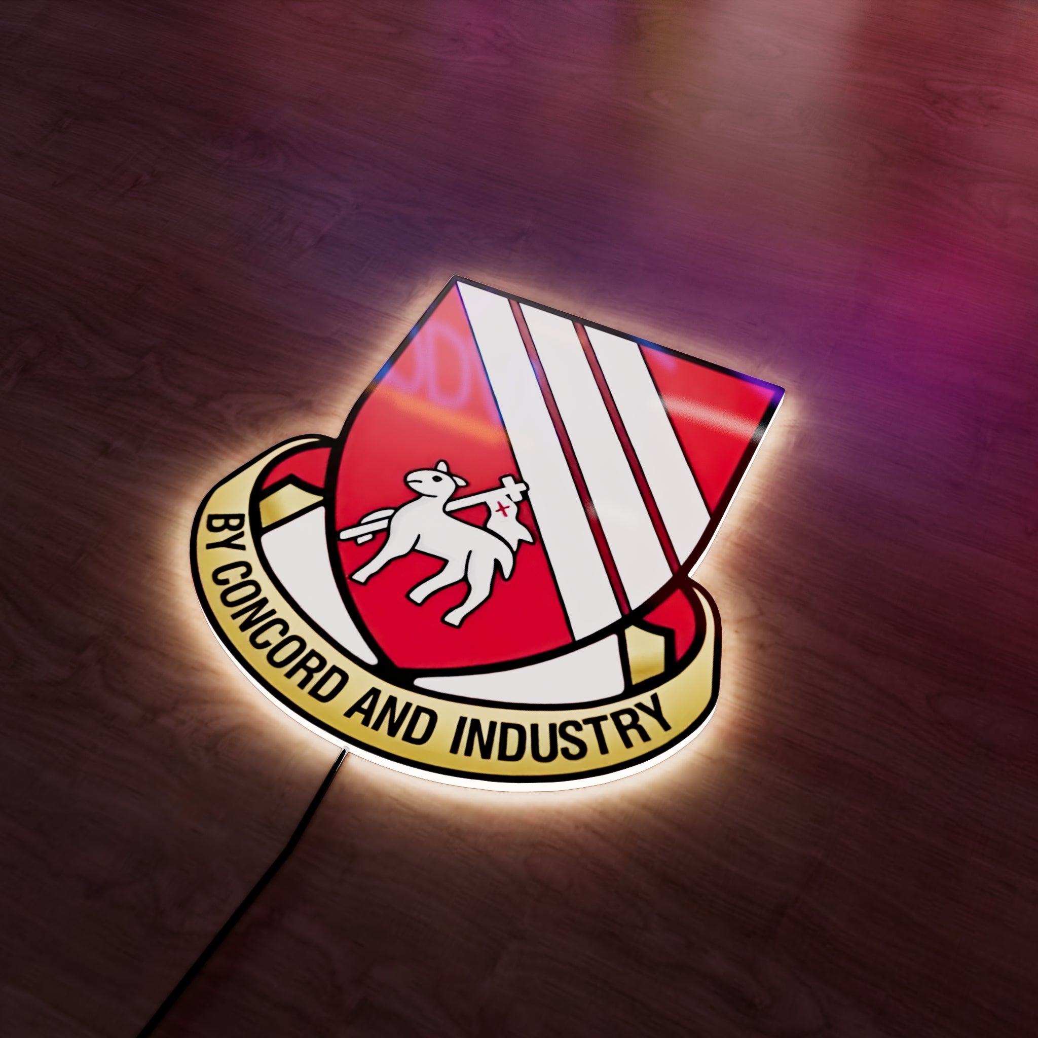 Droylsden F.C Badge LED Wall light