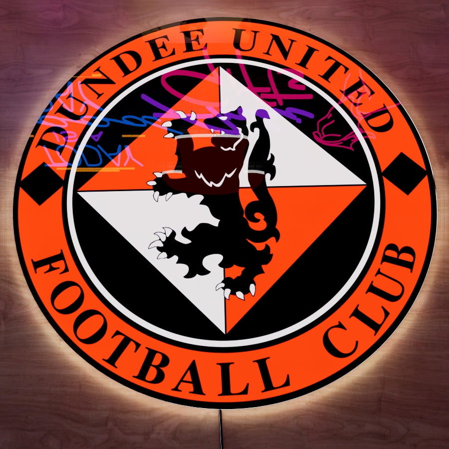 Dundee United FC Logo LED Wall light