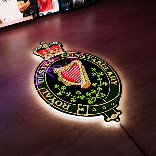 Royal Ulster Constabulary badge LED Wall light