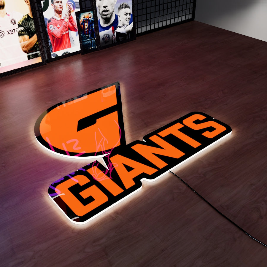 GWS GIANTSロゴ LEDウォールライト