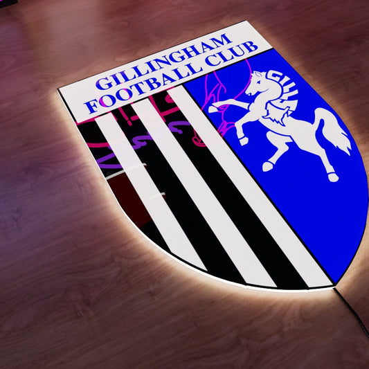 Gillingham Logo LED Wall light