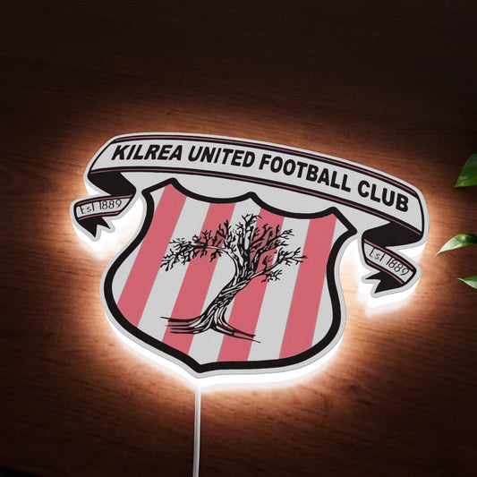 Kilrea United FC badge LED Wall light