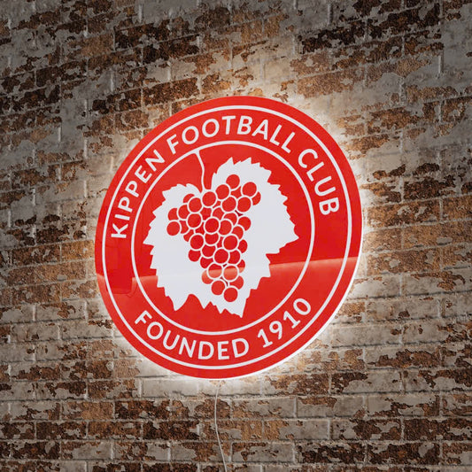 Kippen FC Logo LED Wall light