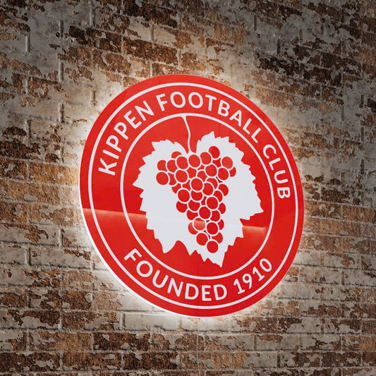 Kippen FC Logo LED Wall light