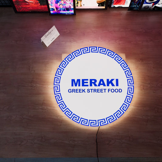 MERAKIロゴLED