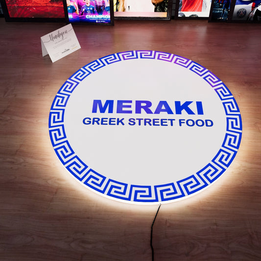 MERAKIロゴLED