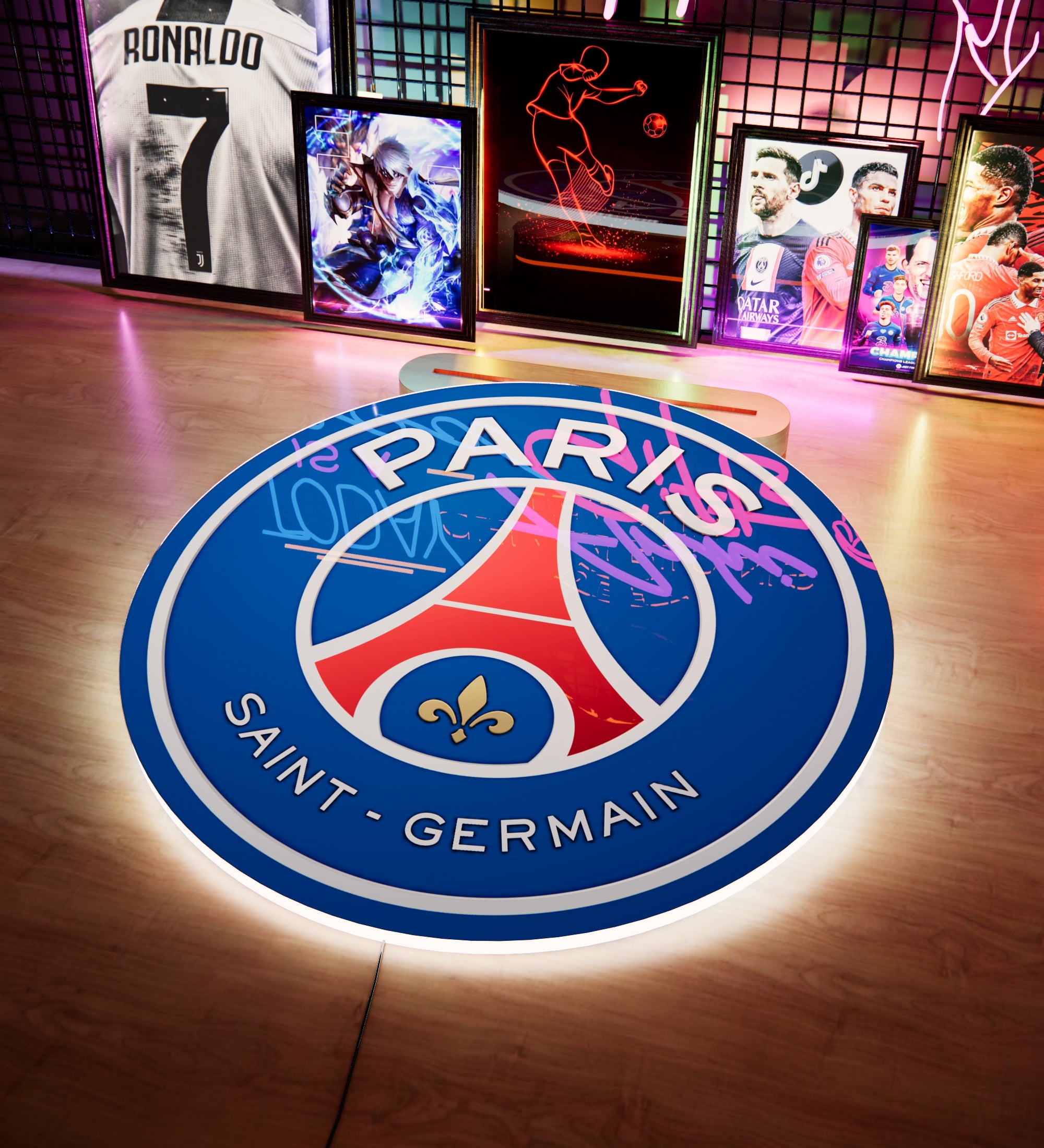 PSG FC Badge LED