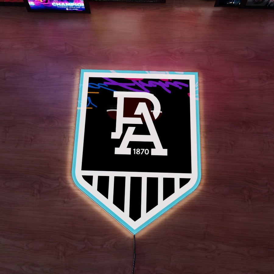 Port Adelaide Logo LED Wall light