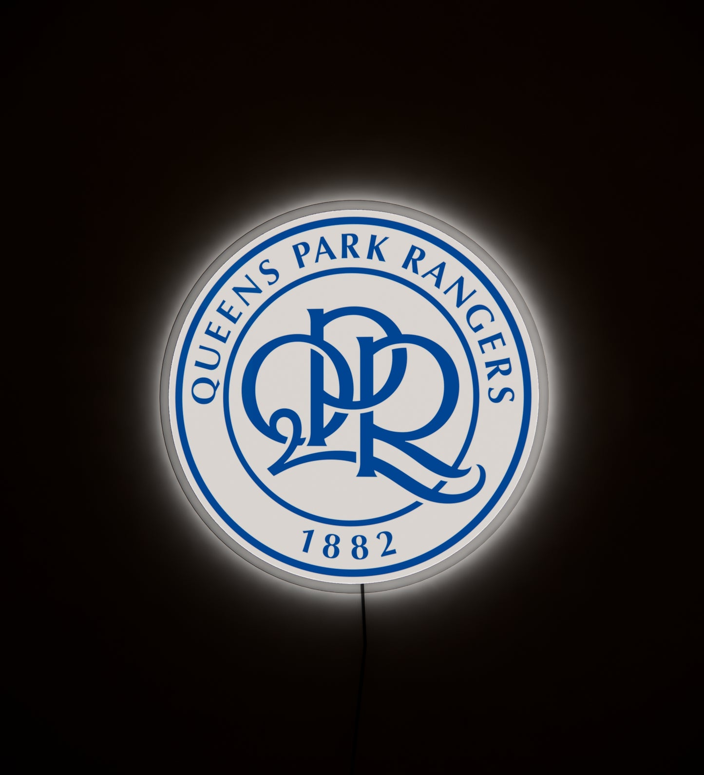 QPR FC Badge LED 15 inches (38cm)