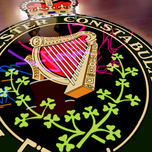Royal Ulster Constabulary badge LED Wall light