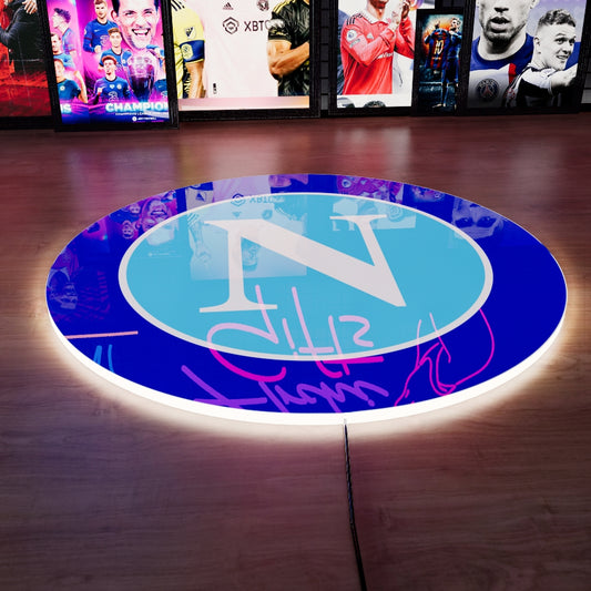 S.S.C. Napoli FC Logo LED Wall light