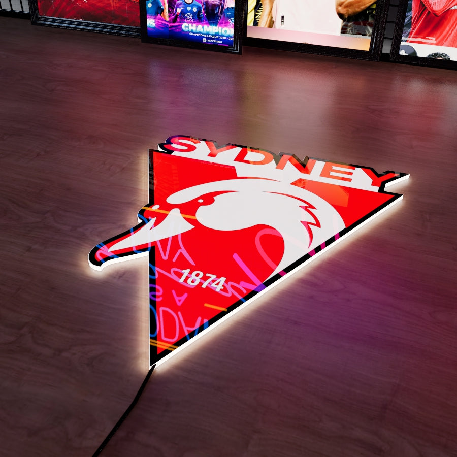 シドニー・スワンズ ロゴ LED ウォールライト