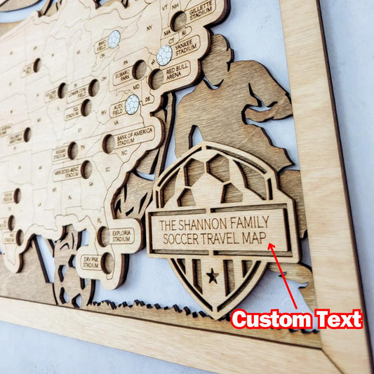 Soccer Stadium Map, Wood Map, Retirement Bucket List