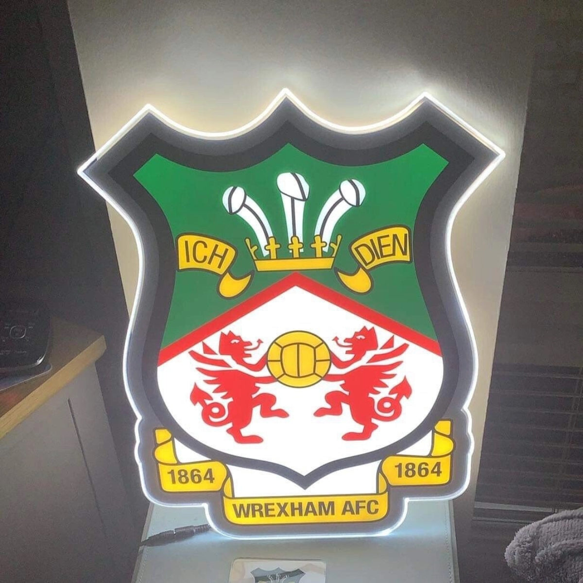 Customize FC Badge LED 15 inches (38cm)