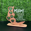 Mother's Day Personalized Cherrywood - Acrylic - Birch wood Plaque Acrylic Phrase 1 Mom