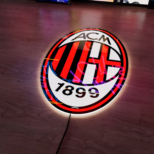 AC Milan Logo LED Wall light