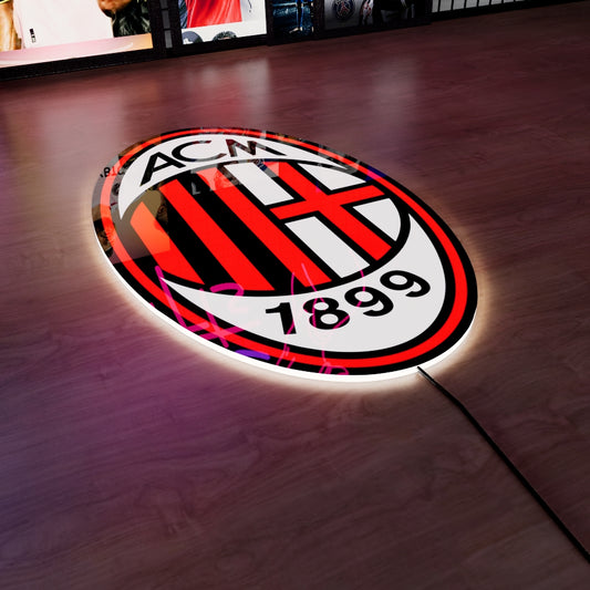 AC Milan Logo LED Wall light
