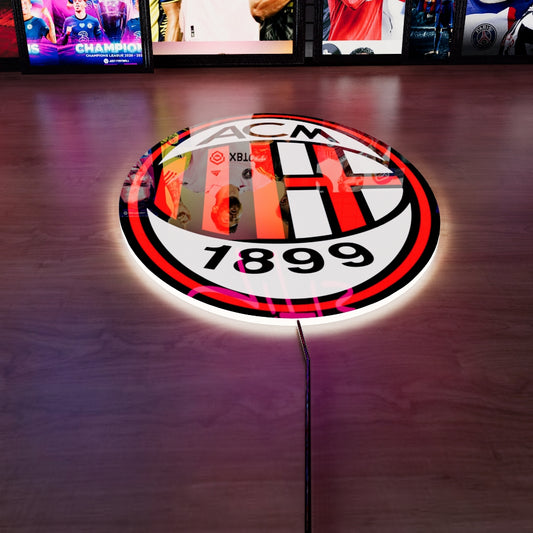 AC Milan Logo LED Wall light