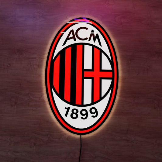 AC Milan Logo LED Wall light