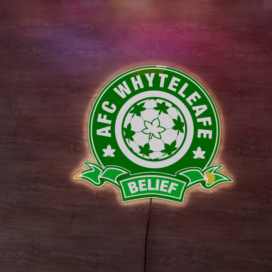 AFC Whyteleafe Logo LED Wall light