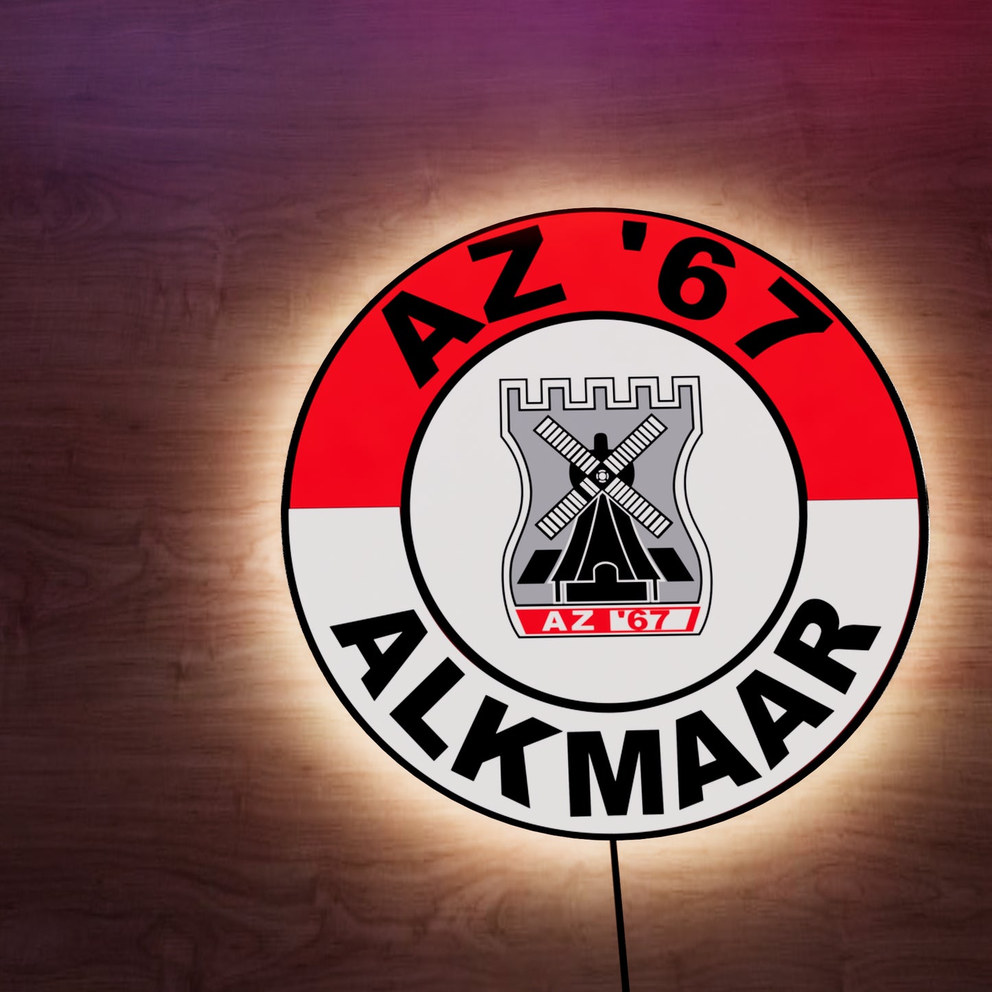 AZ 67 Alkmaar FC logo LED Wall light