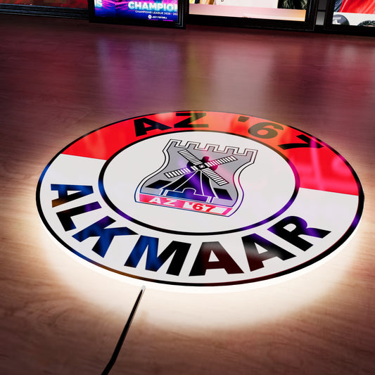 AZ 67 Alkmaar FC logo LED Wall light