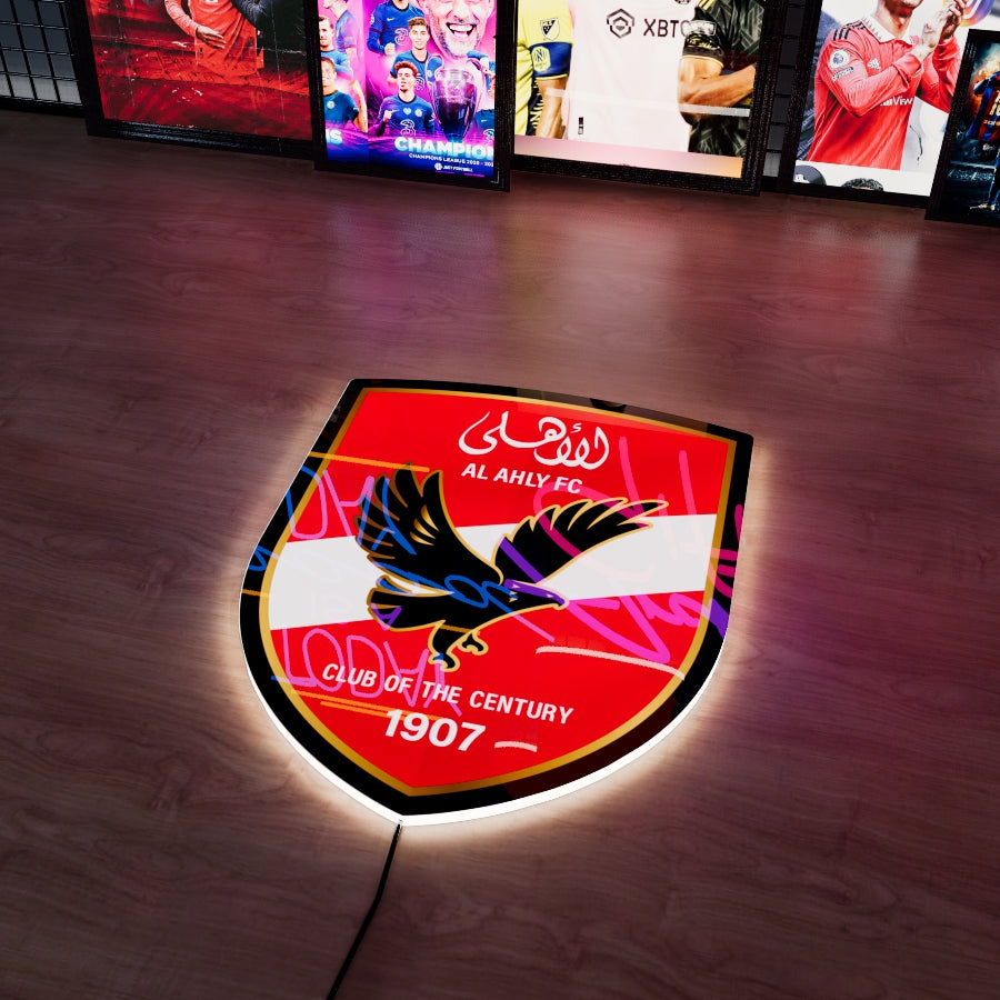 Al Ahly Club Logo LED Wall light