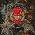 Arsenal FC Crest Christmas Ornament