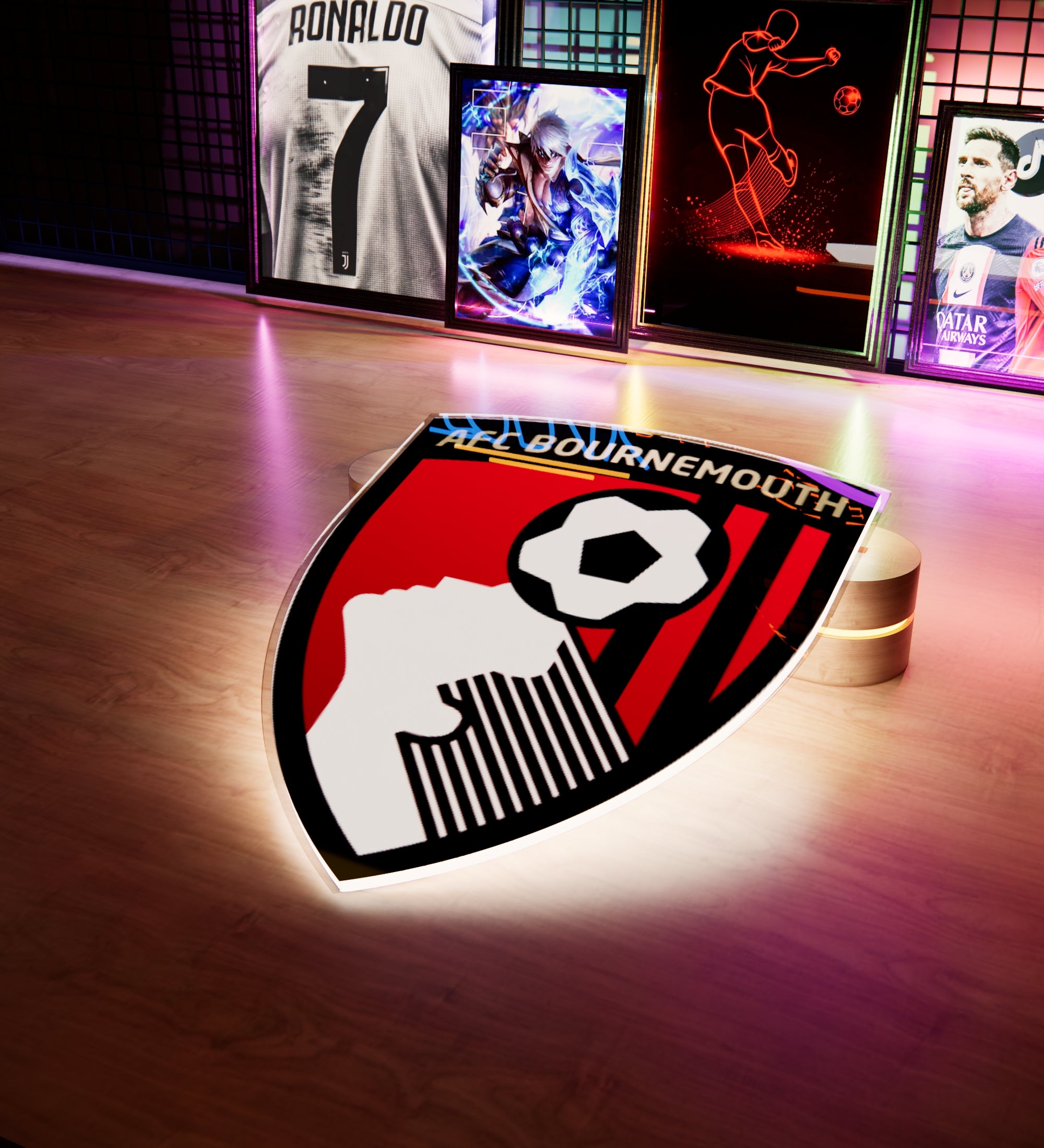 BOU FC Badge LED 15 inches (38cm)