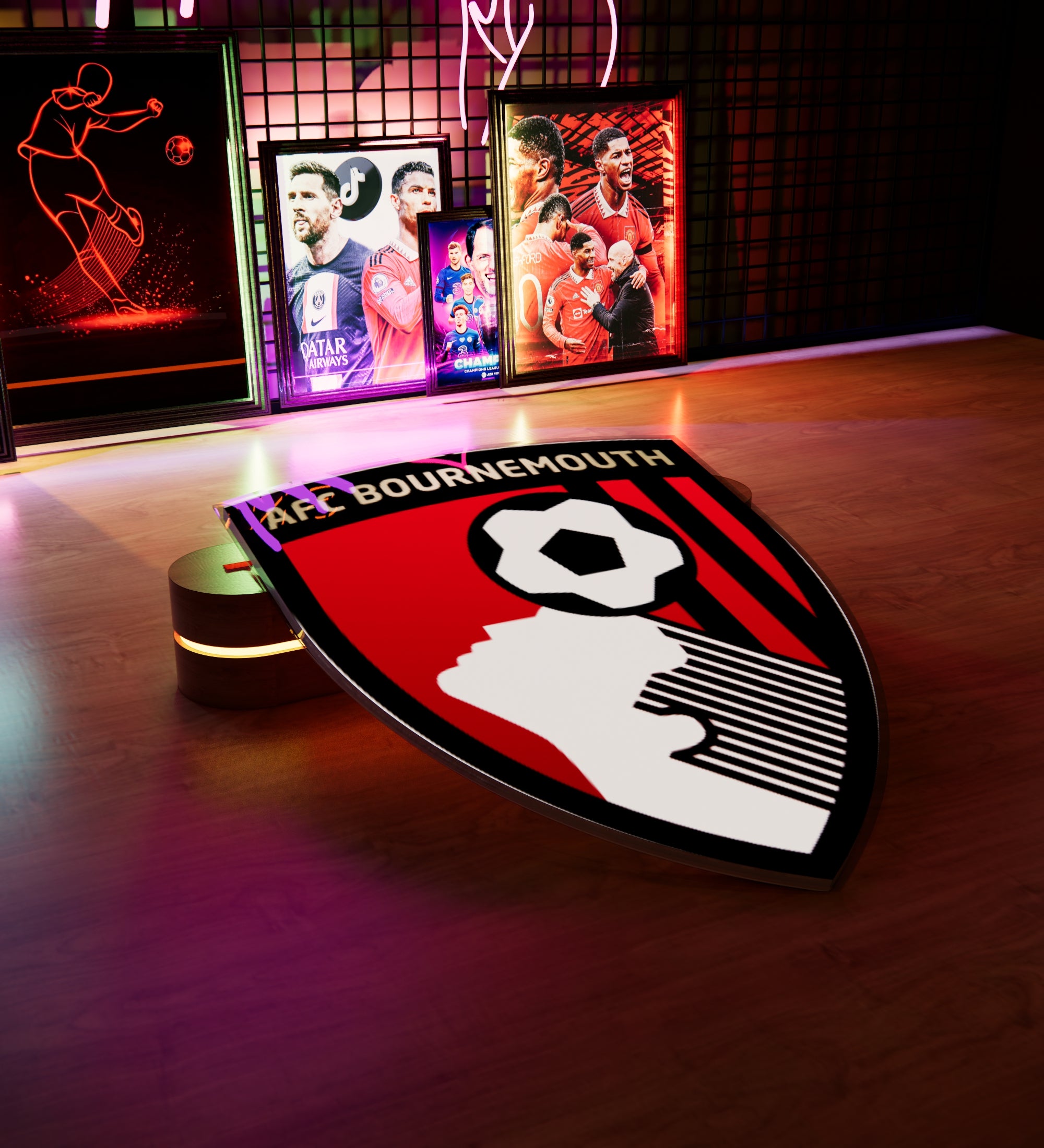 BOU FC Badge LED 15 inches (38cm)