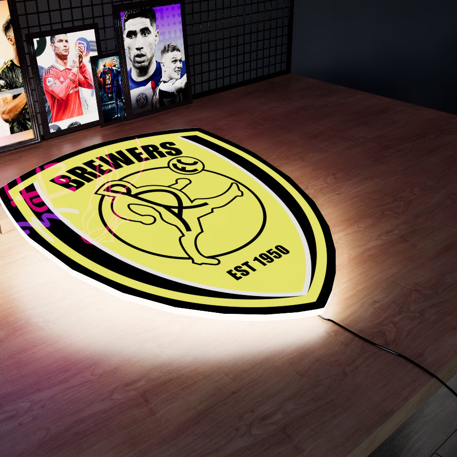 BUR FC Badge LED 15 inches (38cm)