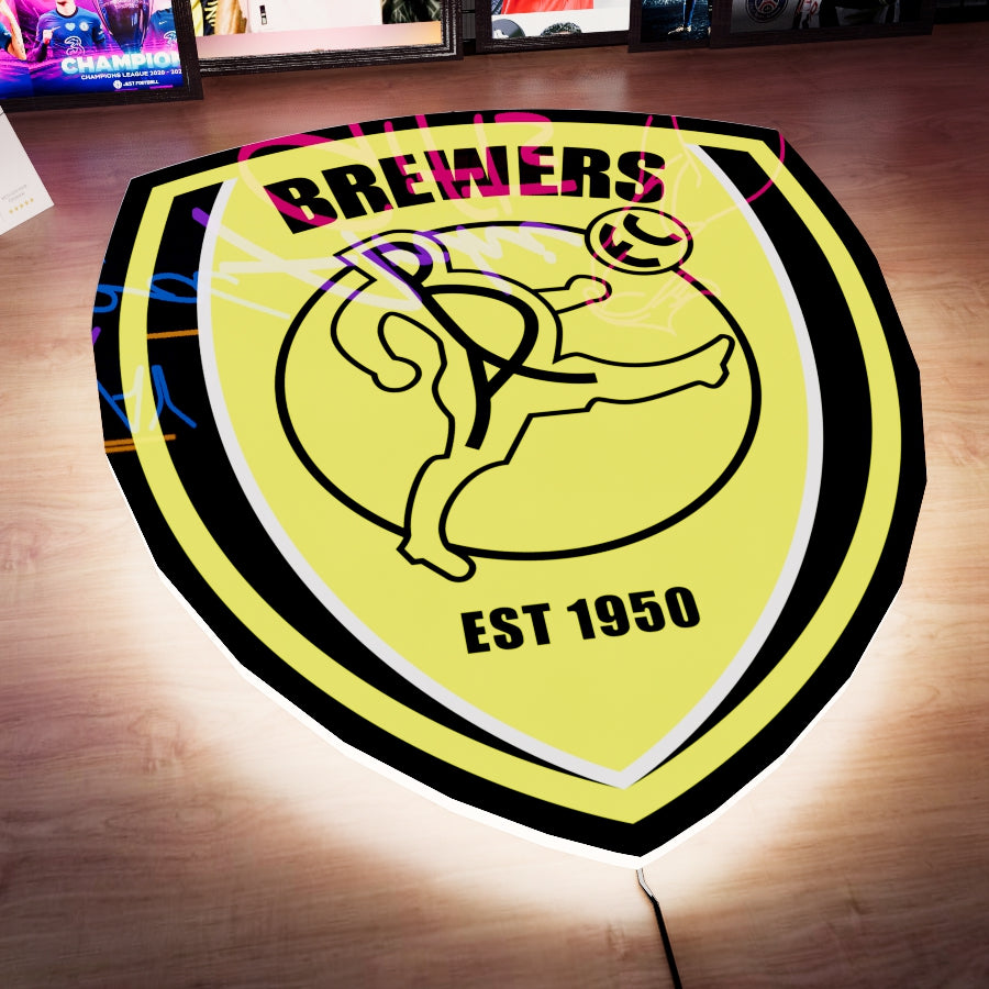 BUR FC Badge LED 15 inches (38cm)