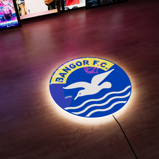 Bangor FC badge LED Wall light