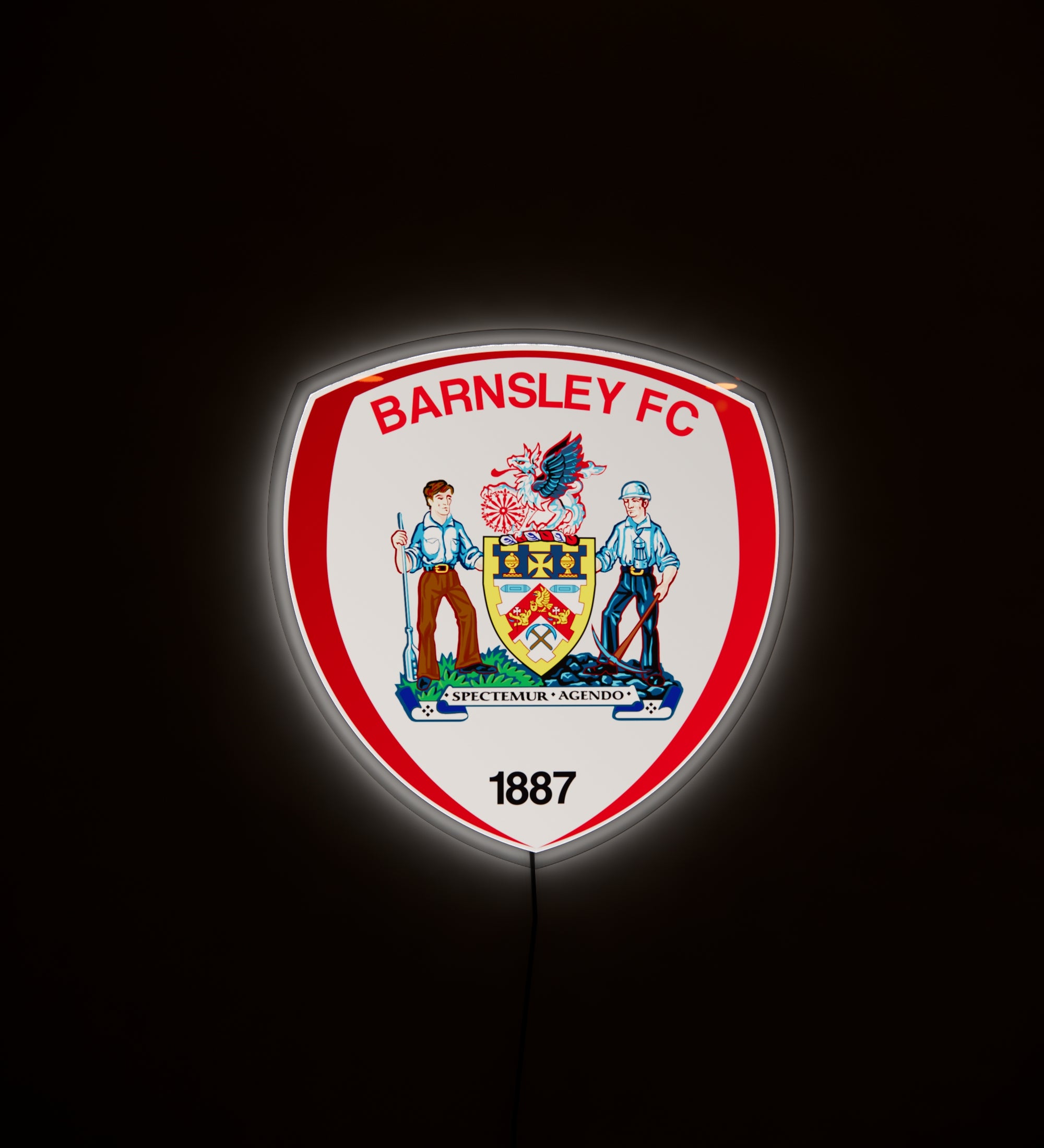 Barnsley FC Badge LED 15 inches (38cm)