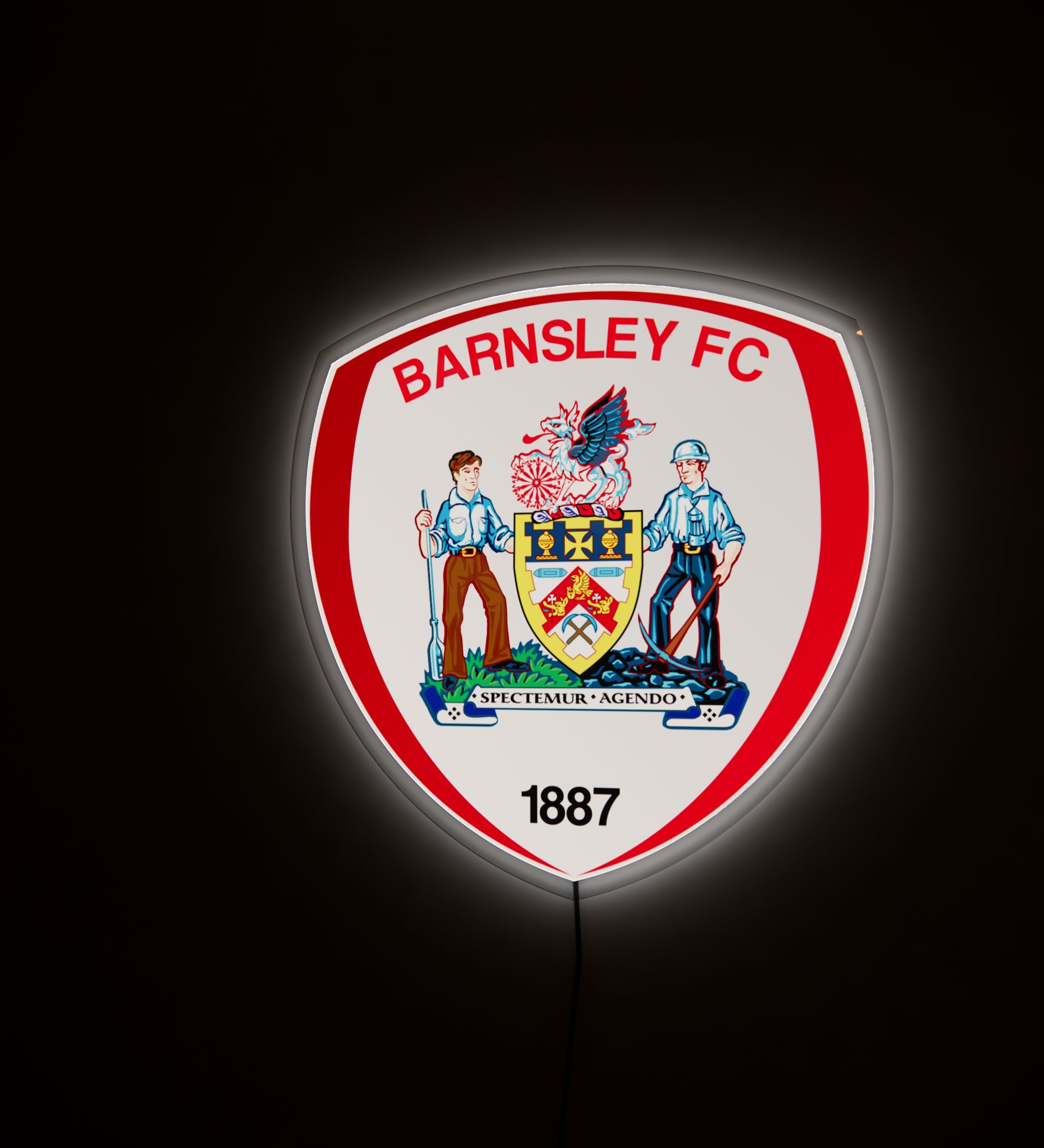 Barnsley FC Badge LED 15 inches (38cm)