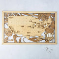 Baseball Stadium Map, MLB Stadium Map, Travel Home Decor