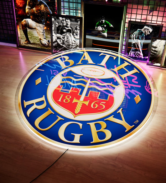 Bath Rugby badge LED Wall light