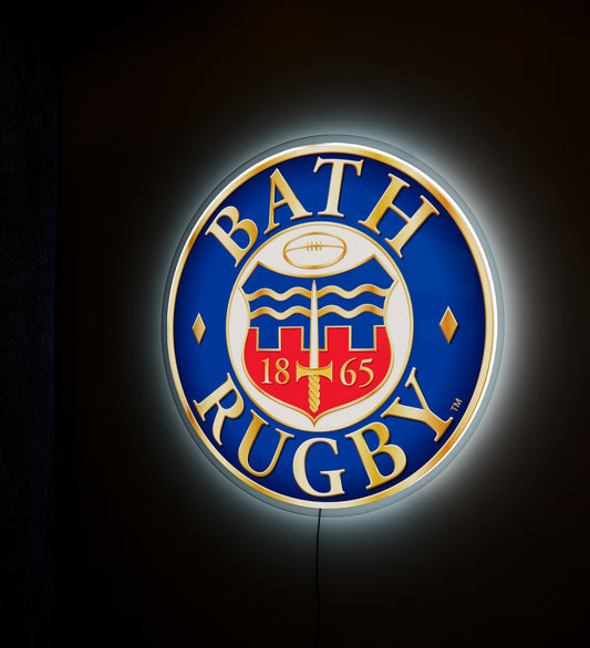 Bath Rugby badge LED Wall light