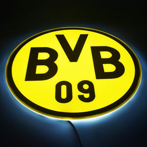 BVB FC Badge LED 15 inches (38cm)